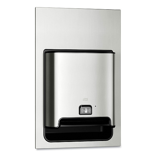Tork Image Design Matic Hand Towel Roll Dispenser with Intuition Sensor, Recessed, 17.6 x 7.99 x 26.97, Stainless Steel (461222)