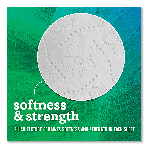Seventh Generation 100% Recycled Bathroom Tissue, Septic Safe, Individually Wrapped Rolls, 2-Ply, White, 500 Sheets/Jumbo Roll, 60/Carton (137038)