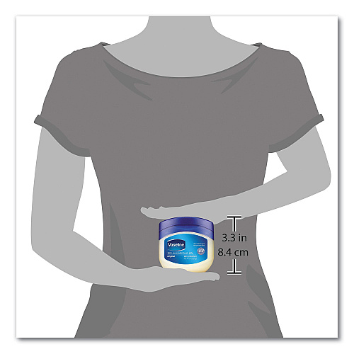 Vaseline Jelly Original, 13 oz Jar, 24/Carton (34500CT)