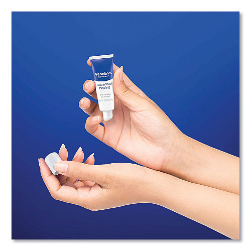 Vaseline Lip Therapy Advanced Lip Balm, Original, 0.35 oz Tube, 72/Carton (75000CT)