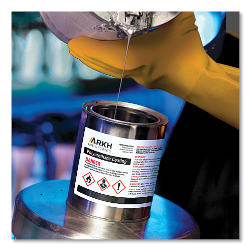 Avery UltraDuty GHS Chemical Waterproof and UV Resistant Labels, 4.75 x 7.75, White, 2/Sheet, 50 Sheets/Box (60502)