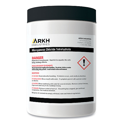 Avery UltraDuty GHS Chemical Waterproof and UV Resistant Labels, 4 x 4, White, 4/Sheet, 50 Sheets/Box (60504)