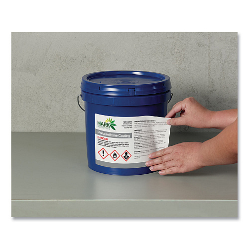 Avery UltraDuty GHS Chemical Waterproof and UV Resistant Labels, 4.75 x 7.75, White, 2/Sheet, 50 Sheets/Pack (60522)