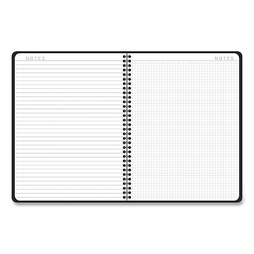 AT-A-GLANCE Contemporary Lite Weekly/Monthly Planner, 11 x 8.25, Black Simulated Leather Cover, 12-Month (Jan to Dec): 2026 (7095XL05)