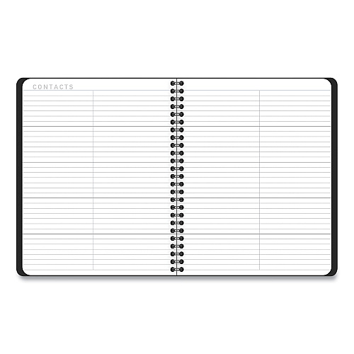 AT-A-GLANCE Contemporary Lite Weekly/Monthly Planner, 8.75 x 7, Black Simulated Leather Cover, 12-Month (Jan to Dec): 2026 (7054XL05)
