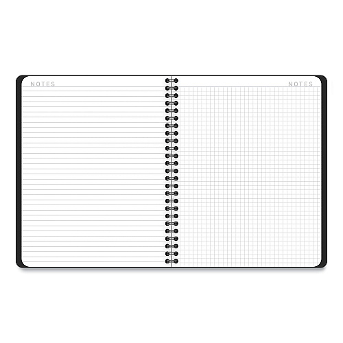 AT-A-GLANCE Contemporary Lite Weekly/Monthly Planner, 8.75 x 7, Black Simulated Leather Cover, 12-Month (Jan to Dec): 2026 (7054XL05)