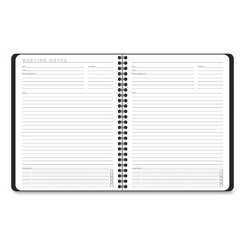 AT-A-GLANCE Contemporary Lite Weekly/Monthly Planner, 8.75 x 7, Black Simulated Leather Cover, 12-Month (Jan to Dec): 2026 (7054XL05)