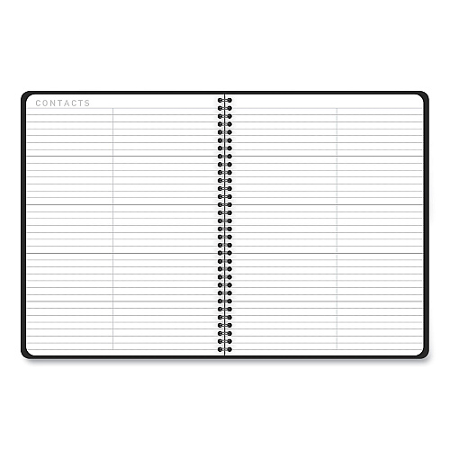AT-A-GLANCE Contemporary Lite Weekly/Monthly Planner, 11 x 8.25, Black Simulated Leather Cover, 12-Month (Jan to Dec): 2026 (7095XL05)