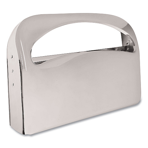 Boardwalk&reg; Toilet Seat Cover Dispenser, Steel, Chrome, Half-Fold (BWKKD200)