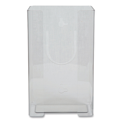 San Jamar Clear Plexiglas Disposable Glove Dispenser, 1-Box, Plexiglas, Clear, 5.5 x 3.75 x 10 (G0803)