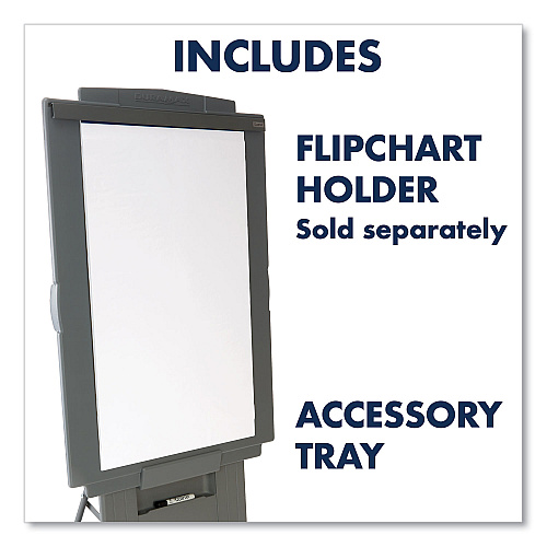 Quartet Duramax Portable Presentation Easel, Adjusts 39" to 72" High, Plastic, Gray (200E)