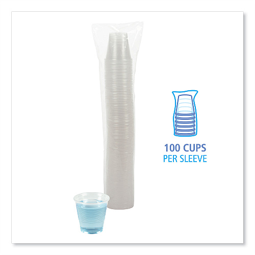 Boardwalk&reg; Translucent Plastic Cold Cups, 5oz, 100/Pack (BWKTRANSCUP5PK)