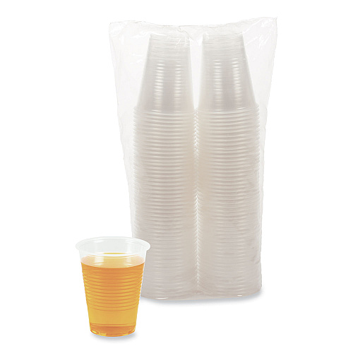 Boardwalk&reg; Translucent Plastic Cold Cups, 10oz, 1000/Carton (BWKTRANSCUP10CT)