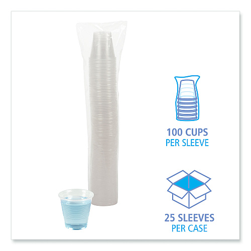 Boardwalk&reg; Clear Plastic 5 oz. Drinking Cups, 2,500 Cups (BWKTRANSCUP5CT)