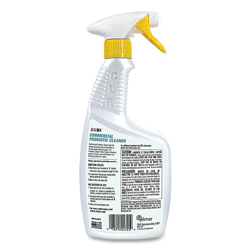 CLR PRO Commercial Probiotic Cleaner, Lemon Scent, 32 oz Spray Bottle, 6/Carton (FMCPC326PRO)