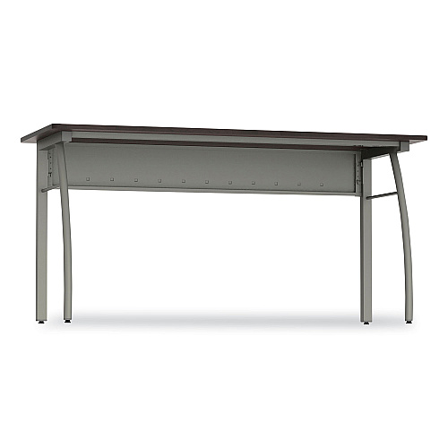 Linea Italia Trento Line Rectangular Desk, 59.13" x 23.63" x 29.5", Mocha (TR742MOC)