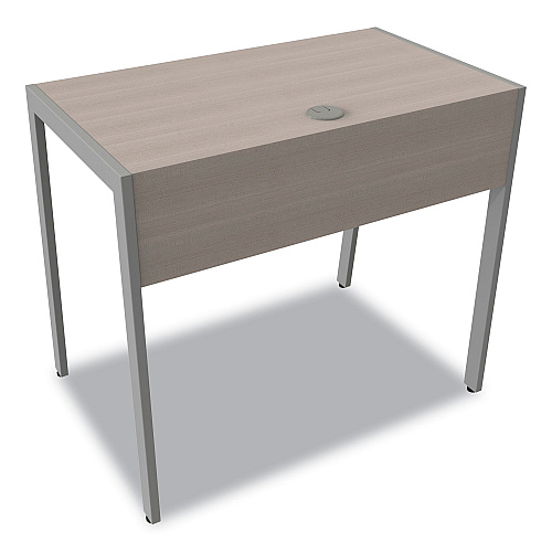 Linea Italia Klin Desk, 33" x 19" x 29.5", Ash (KLIN740ASH)