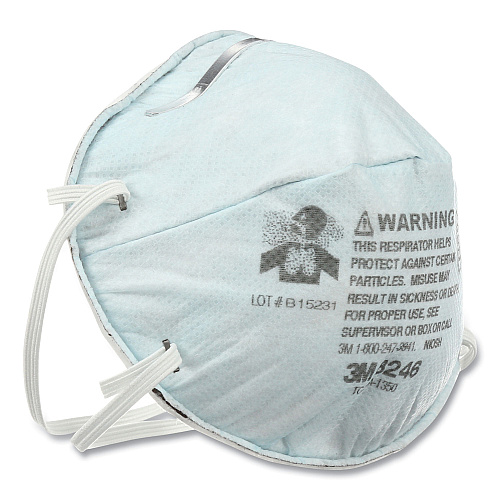 3M Particulate Respirator 8246, R95, Standard Size, 120/Carton