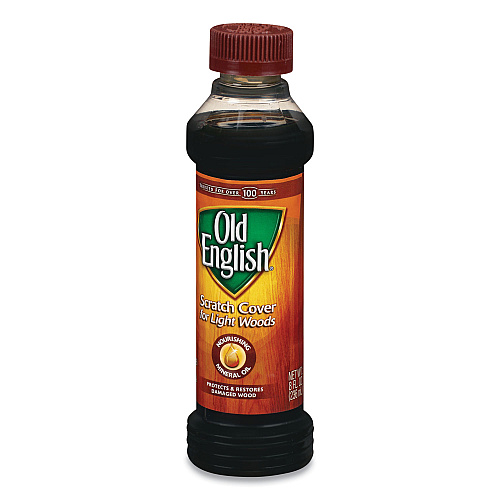 OLD ENGLISH Furniture Scratch Cover, For Light Wood, 8oz Bottle (75462)