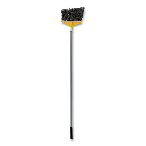 Rubbermaid Commercial Angled Large Broom, 48.78" Handle, Silver/Gray (6385GRA)