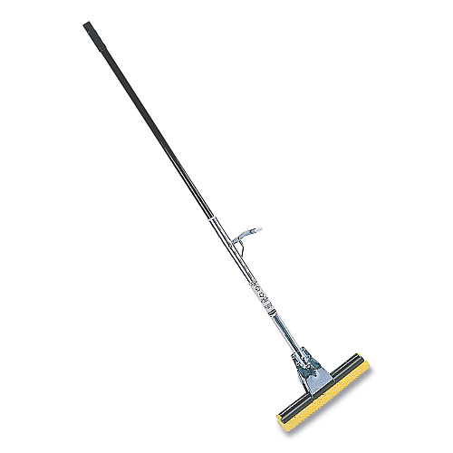 Rubbermaid Commercial Steel Sponge Mop, 12" Wide Yellow Cellulose Sponge Head, Bronze Steel Handle (6435BZE)