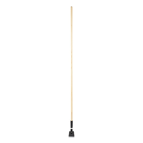 Rubbermaid Commercial Snap-On Hardwood Dust Mop Handle, 1.5" dia x 60", Natural (M116)
