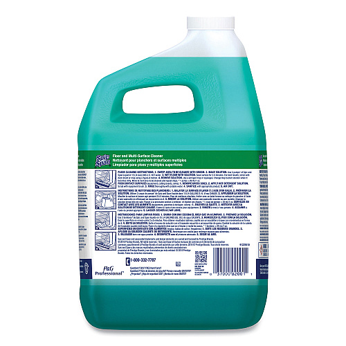 Spic and Span Liquid Floor Cleaner, 1 gal Bottle, 3/Carton (02001)