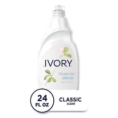 Ivory&reg; Dish Detergent, Classic Scent, 24 oz Bottle, 10 Bottles (25574)