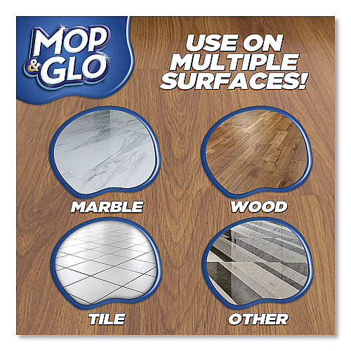 MOP & GLO Ready to Use Multi-Surface Floor Cleaner, Fresh Citrus Scent, 32 oz Bottle, 6/Carton (89333CT)