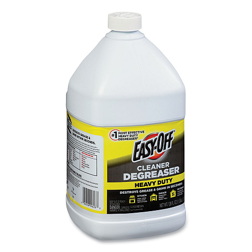 EASY-OFF Heavy Duty Cleaner Degreaser, 128 oz Bottle, 4/Carton (99623)