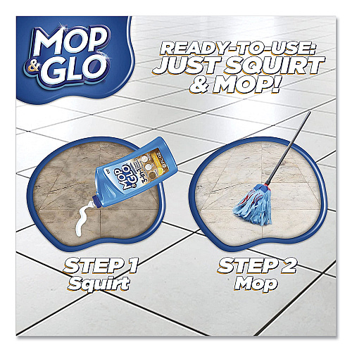 MOP & GLO Ready to Use Multi-Surface Floor Cleaner, Fresh Citrus Scent, 32 oz Bottle (89333)