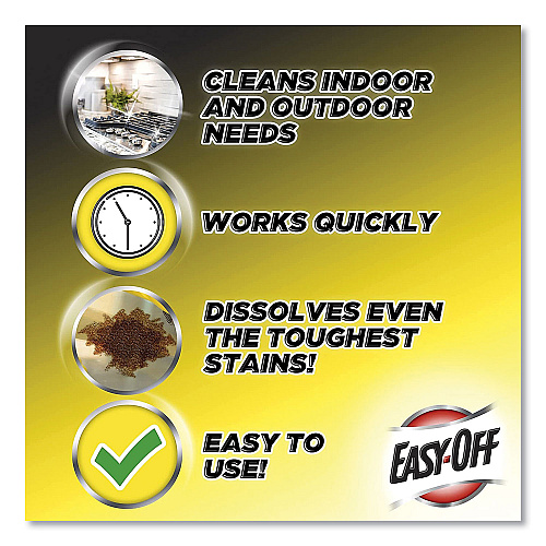 EASY-OFF Heavy Duty Cleaner Degreaser, 128 oz Bottle, 4/Carton (99623)