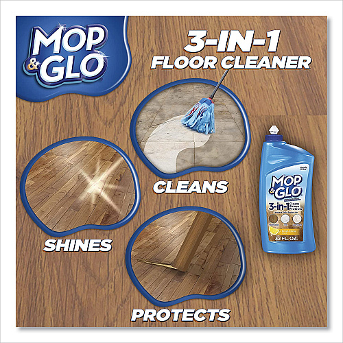 MOP & GLO Ready to Use Multi-Surface Floor Cleaner, Fresh Citrus Scent, 32 oz Bottle (89333)