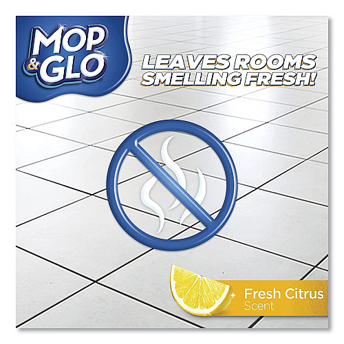 MOP & GLO Ready to Use Multi-Surface Floor Cleaner, Fresh Citrus Scent, 32 oz Bottle (89333)