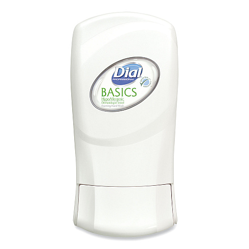 Dial Basics Hypoallergenic Foaming Hand Wash Refill for FIT Manual Dispenser, Honeysuckle Scent, 1.2 L, 3/Carton (16714)