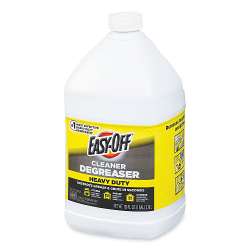 EASY-OFF Heavy Duty Cleaner Degreaser, 128 oz Bottle, 4/Carton (99623)