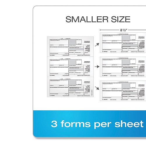 Adams 4-Part 1099-NEC Tax Form Kit with Security Envelopes and Tax Forms Helper, 2024, 8.5 x 3.5, 3 Forms/Sheet, 24 Forms Total (22905KITNEC)