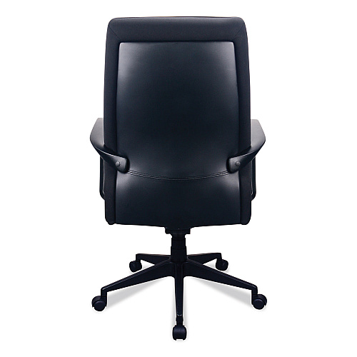 Tempur-Pedic by Raynor 300 Leather High-Back Chair, Supports Up to 250 lb, 19.57" to 22.56" Seat Height, Black (TP300)