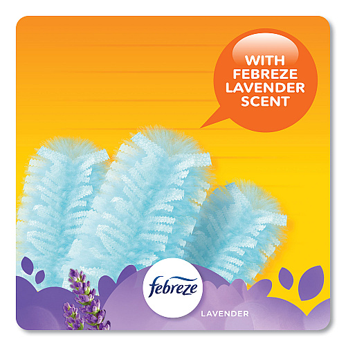 Swiffer Refill Dusters, Dust Lock Fiber, Light Blue, Lavender Vanilla Scent, 10/Box (21461BX)