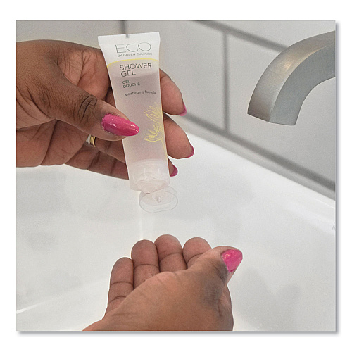 Eco Shower Gel, Clean Scent, 30 mL, 288/Carton (SGEGCT)