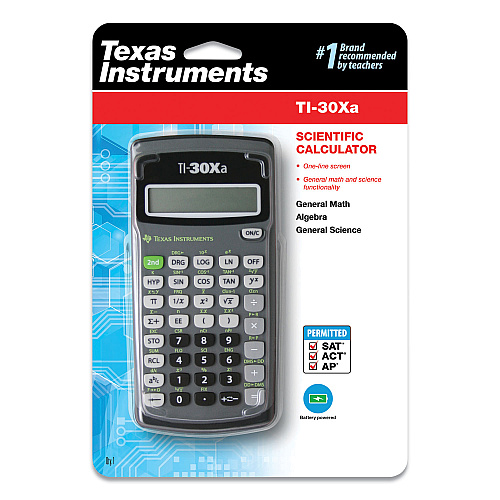 Texas Instruments TI-30Xa Scientific Calculator, 10-Digit LCD