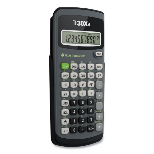 Texas Instruments TI30Xa Scientific Calculator, 10Digit LCD