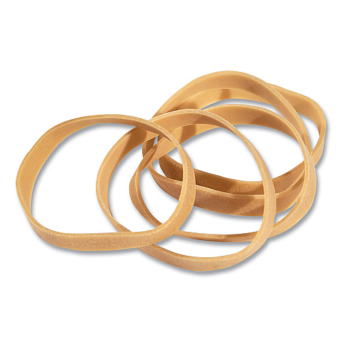 Universal Rubber Bands, Size 62, 0.04" Gauge, Beige, 1 lb Box, 490/Pack (UNV00162)