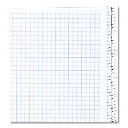 National Paper Engineering and Science Notebook, Quadrille Rule (10 sq/in), White Cover, (60) 11 x 8.5 Sheets (33610)