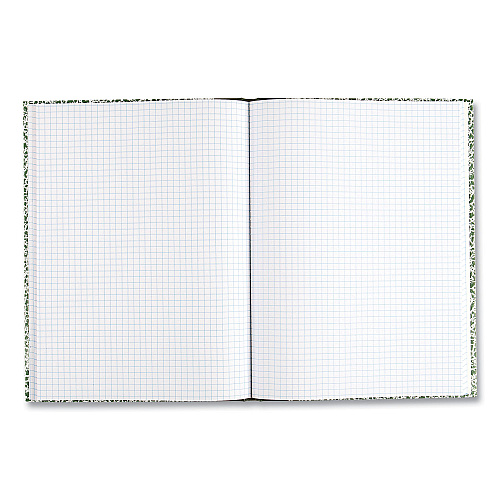 National Paper Lab Notebook, Quadrille Rule (5 sq/in), Green Marble Cover, (96) 10.13 x 7.88 Sheets (53110)