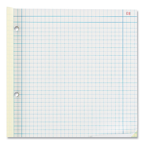 National Paper Duplicate Laboratory Notebooks, Stitched Binding, Quadrille Rule (4 sq/in), Brown Cover, (200) 11 x 9.25 Sheets (43649)