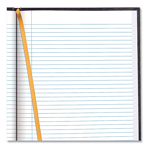 Blueline Executive Notebook with Ribbon Bookmark, 1-Subject, Medium/College Rule, Blue Cover, (75) 11 x 8.5 Sheets (A1082)