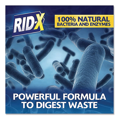 RID-X Septic System Treatment Concentrated Powder, 9.8 oz, 12/Carton (80306)