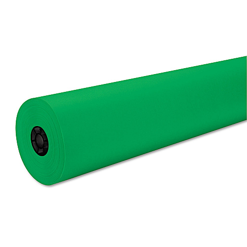Pacon Decorol Flame Retardant Art Rolls, 40 lb Cover Weight, 36" x 1000 ft, Tropical Green (101202)