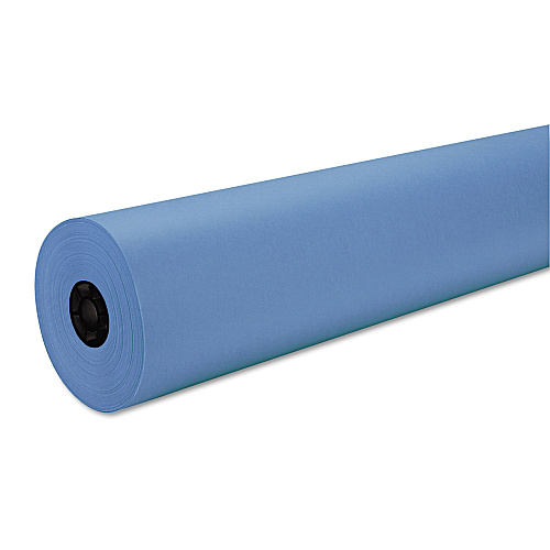 Pacon Decorol Flame Retardant Art Rolls, 40 lb Cover Weight, 36" x 1000 ft, Sapphire Blue (101206)